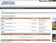 Tablet Screenshot of bbs.shootingsportsman.com